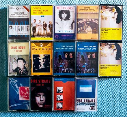 The Doors/Dire Straits/David Bowie-kaseta