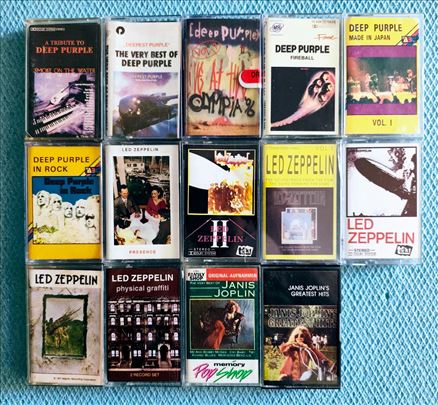 Deep Purple/Led Zeppelin/Janis Joplin-kaseta