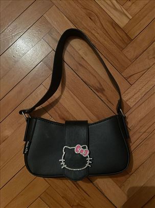 NOVA Hello Kitty crna ženska torbica