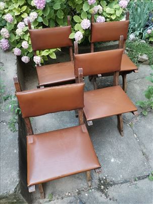 Vintage stolice retke 4 kom