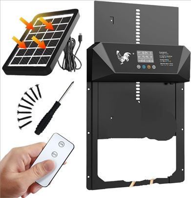 Automatska vrata za kokošinjac tri modela solar-ba