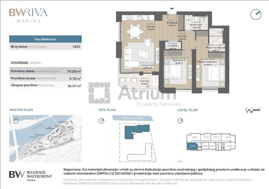 BW Riva – Marina Beograd na vodi, premium stan 81