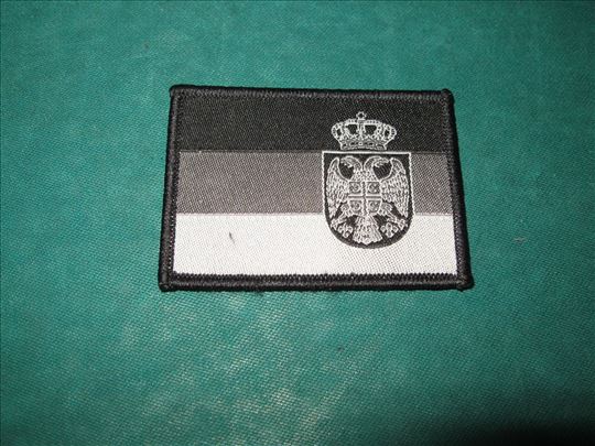 Zastavica Srbije-crna na cicak 5