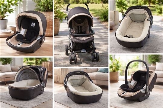 Kolica za bebe 3 u 1 i hranilica Peg Perego