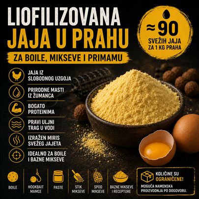 Liofilizovana jaja u prahu