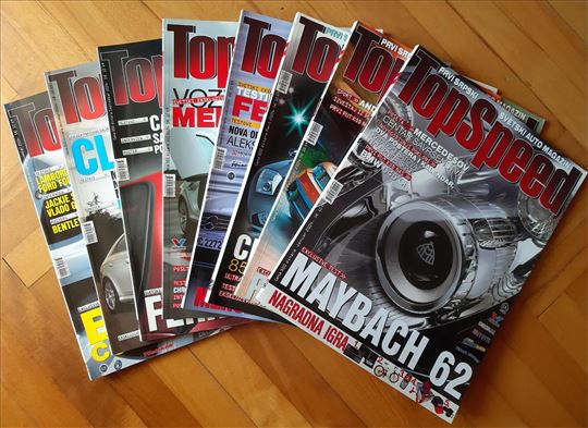 TOP SPEED, br. 21, 22, 23, 26, 27, 29, 30 / 2004.