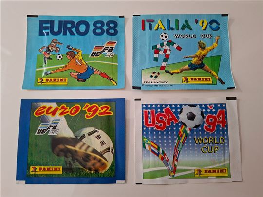 Euro 88, Italija 90, Euro 92, USA 94 kesice