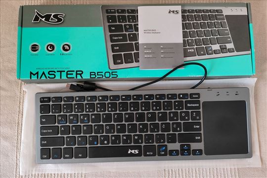 Tastatura wireless-bluetooth MS B505, punjiva bat.