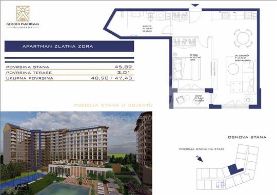 Golden Panorama 3 - faza 2 Apartman Zlatna Zora