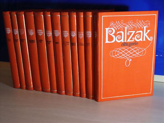 Onore de Balzak Odabrana dela 1-12, komplet