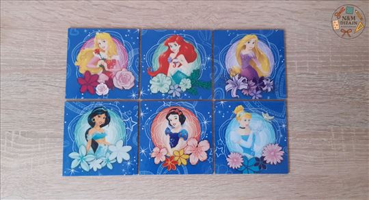 Disney princeze podmetači za čaše