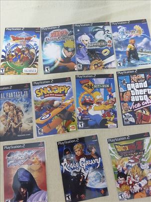 Plastificirane kartice prednjih omota od ps2 igara