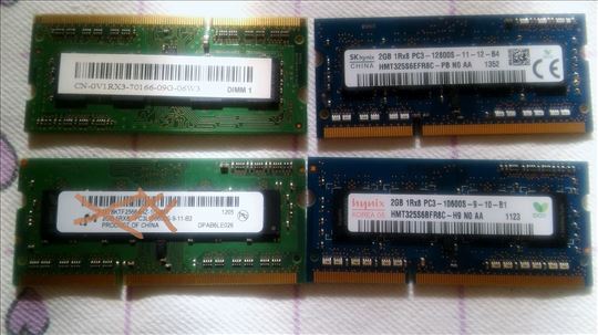 DDR3 Razne 6 kom. i DDR 2 kom.