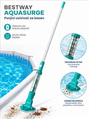 Bezicni aku usisivac za bazen spa intex bestway