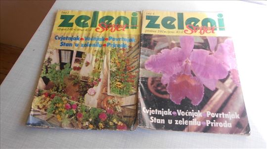 Ex YU časopisis Zeleni svijet broj 1 i broj 4