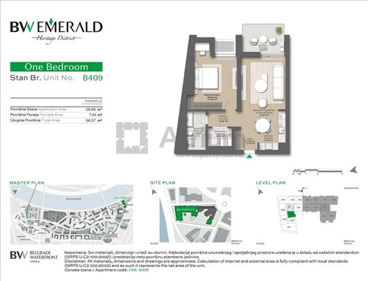 Prelep jednosoban stan - BW EMERALD