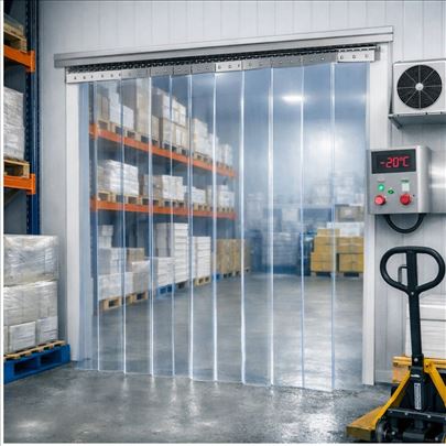 Industrijske PVC Trakaste Zavese po meri