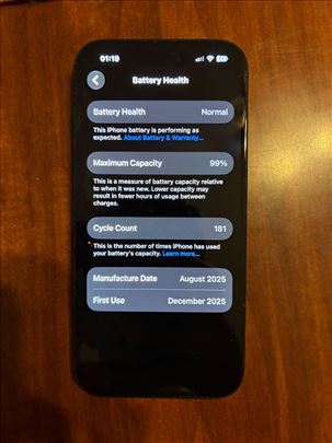 iPhone 15 100%BH 