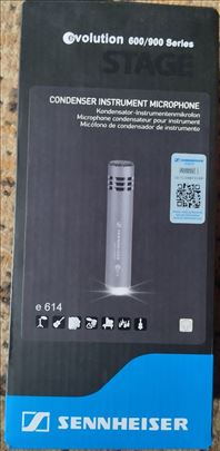 Mikrofon za udaraljke i duvače Sennheiser E614 