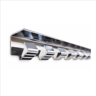 Šina za kačenje PVC trakaste zavese L-1476 mm
