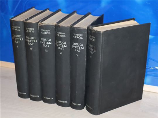 DRUGI SVETSKI RAT Vinston Čerčil 1-6 komplet