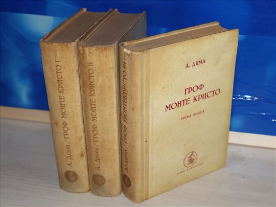 Grof Monte Kristo 1-3 komplet Aleksandar Dima