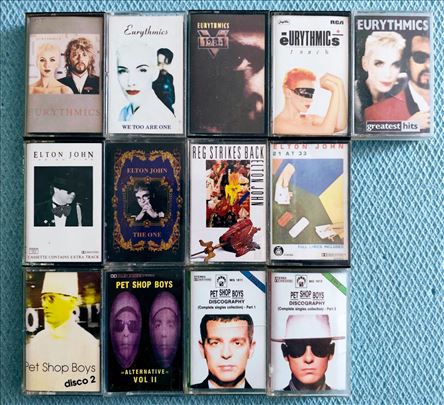 Eurythmics/Elton John/Pet Shop Boys-kaseta