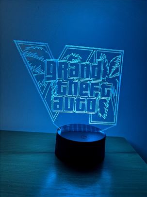 GTA VI LED Lampa