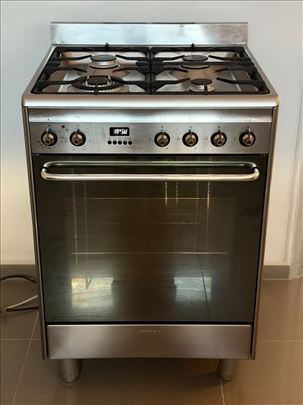 Smeg kombinovani šporet 60cm - INOX -