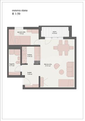 Konjarnik, 45m², Danice Markovic