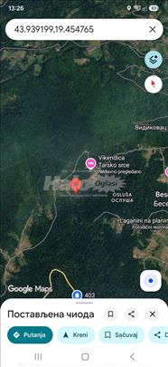 Atraktivan plac na tari 7 ari (Osluša) vlasnik
