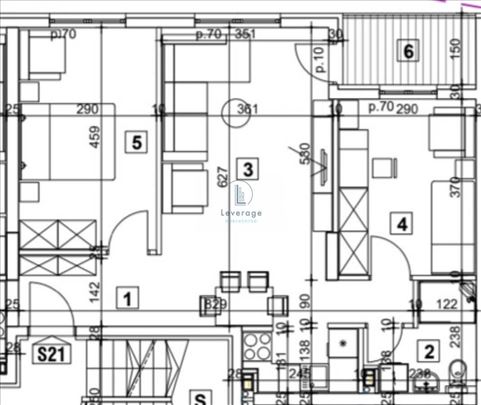 Novogradnja, Blok 72, 64.30 m2