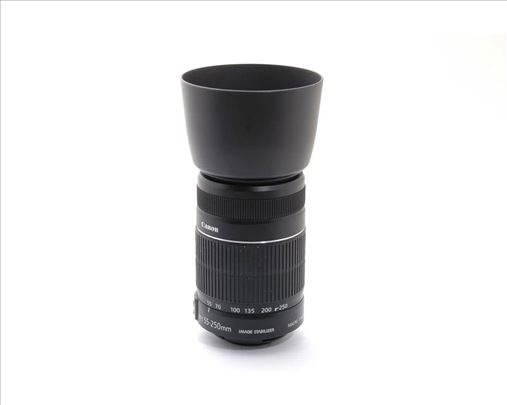 Canon 55-250mm f/4-5.6 IS II + ET-60 zonerica