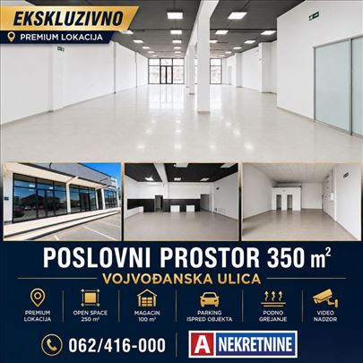 Izdaje se Lux lokal 350 m² - Vojvođanska, Surčin