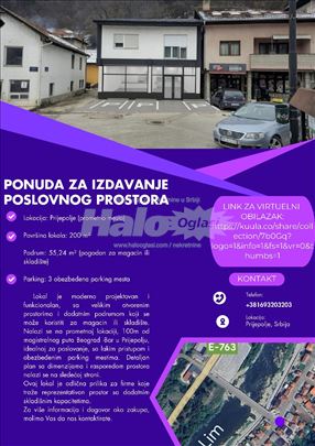 Prodaja poslovnog prostora