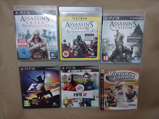 PS3 igre KOMPLET sve za 1500din