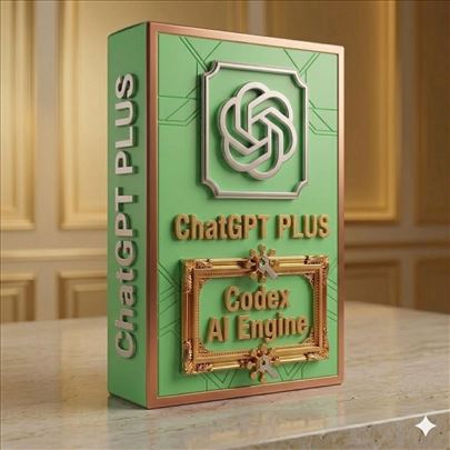 ChatGPT Plus +codex 1 месеца