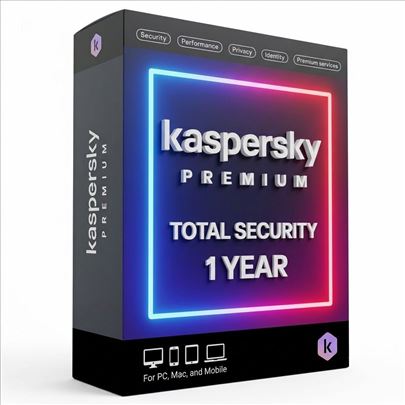 Kaspersky Premium -Total Security 1 година 1 уређа