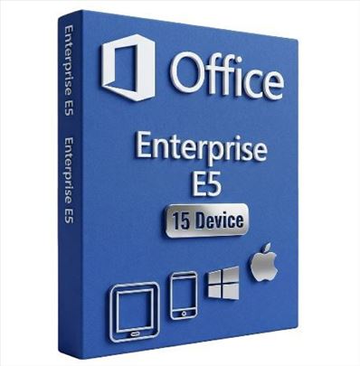 Office 365 Enterprise | 1 година | 15 уређаја