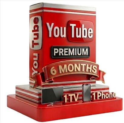 Youtube Premium 6 месеци