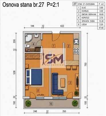 Žarkovo, Aurea N°3, Luxury novogradnja 48m2