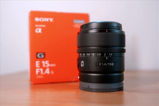 Sony E 15mm f/1.4 G + ND filter