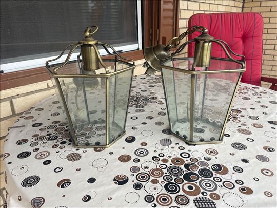 Visece lampe iz Svedske (mesing)