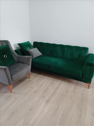 Anfora trosed + 2 fotelje – kao novi, očuvani