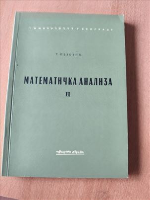 Matematička analiza II – T. Pejović