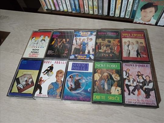 Novi Fosili Audio Kasete 10 Albuma