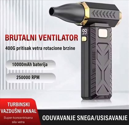 BRUTALNA turbo duvaljkaI usisivač 2-u-1