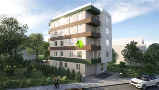 Dvoiposoban stan sa PDV-om sa krovnom terasom u kv