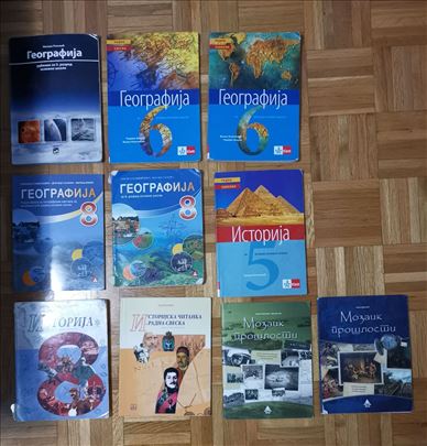 Geografija i Istorija za 5, 6, 7. i 8. razred