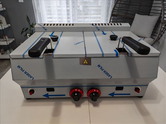 Profesionalna Plinska Friteza 2x8L 